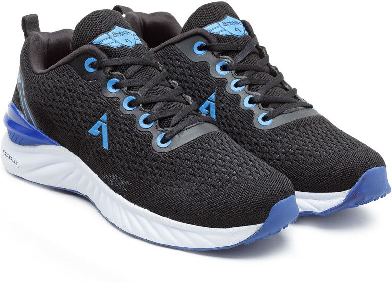 Athleo ATG-498 Mesh | Lightweight | Comfort | Running | Premiun | Summer Tendy Casuals For Men  (Black)