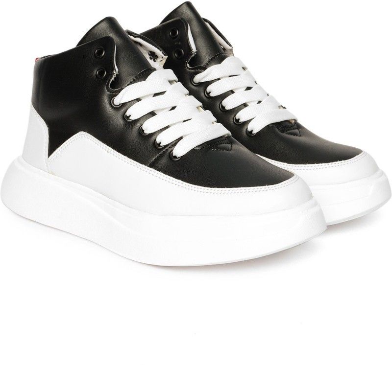 Flynce Casual Lightweight Fashion Sneaker for Women/Girls - Black,White-41 Sneakers For Women  (Multicolor)