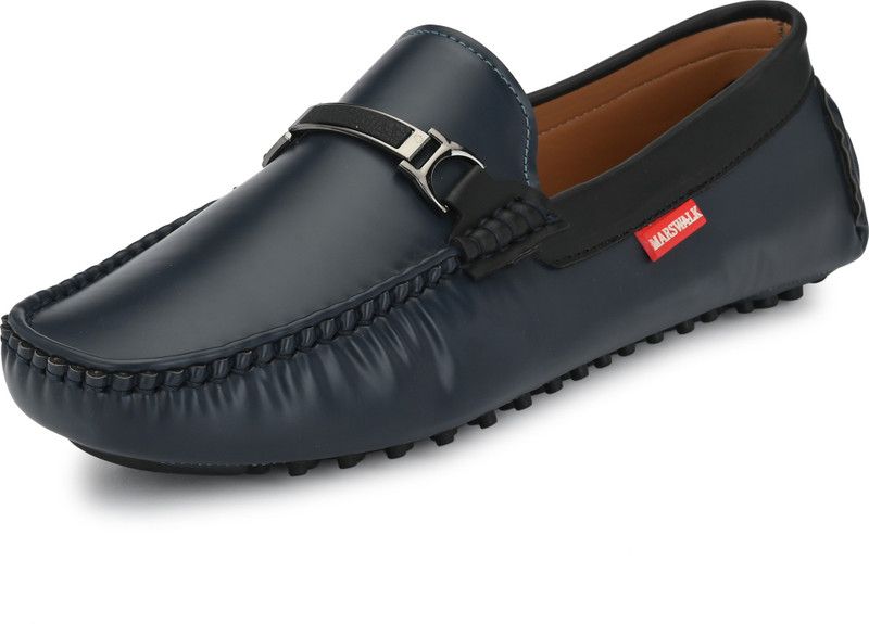 Men's Driving loafers Loafers For Men  (Blue)