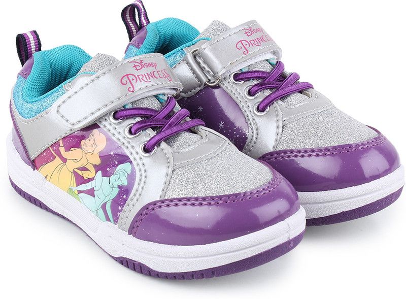 Velcro Sneakers For Girls  (Purple)