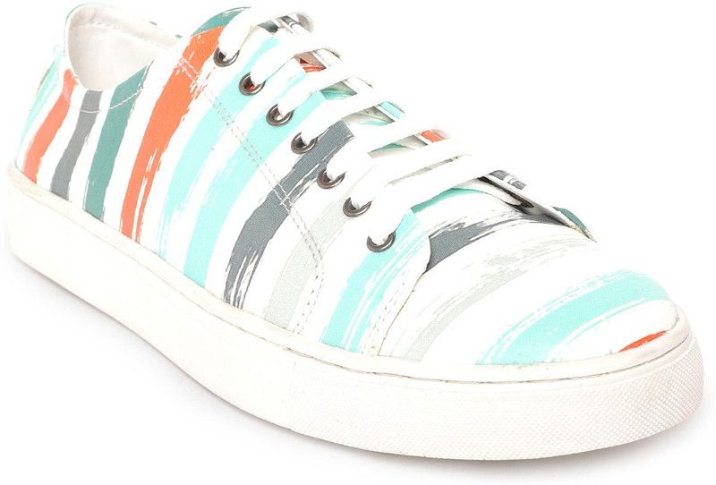 Faux Leather Casual Shoes & Party Shoes For Men Sneakers For Women  (Multicolor)