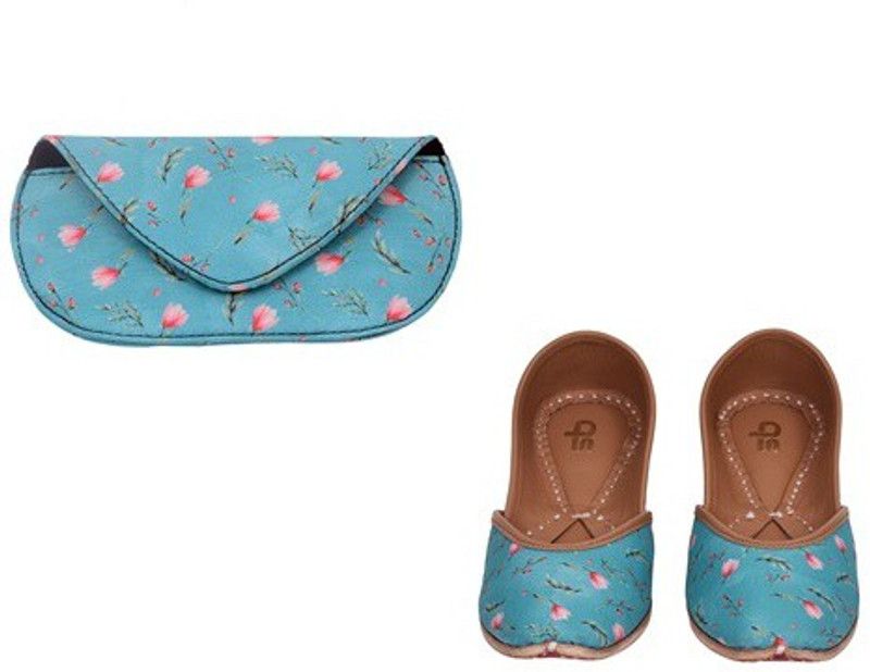 Women Jutti Bellies For Women  (Green)