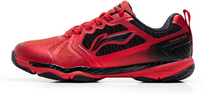 Ranger Lite Z1 Badminton Shoes For Men  (Red, Black)