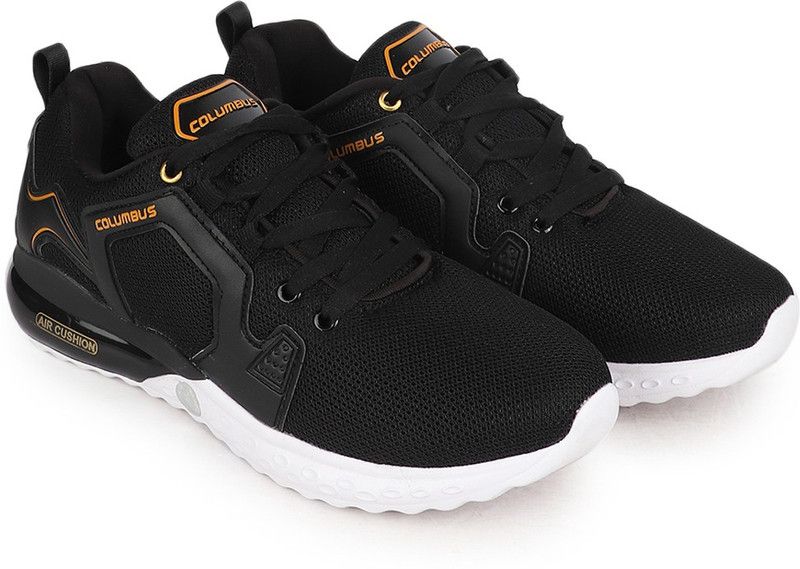 Patrick BlackGold Comfortable, Men Running Sports Shoes Running Shoes For Men  (Black)
