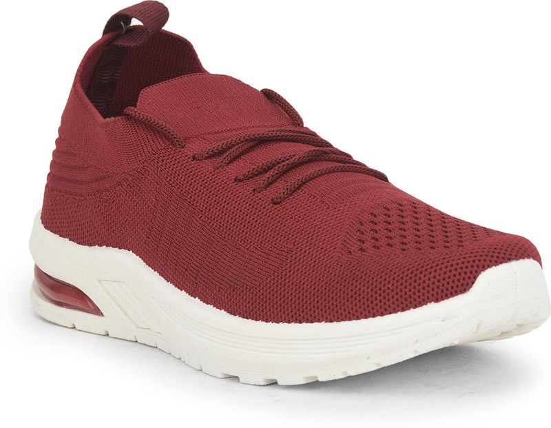 VAIRO Women's Mesh Sports Shoes Walking Running Canvas Shoes For Women  (Maroon)