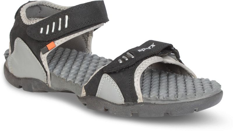 Men Men SS-103 Grey, Black Casual Sandal