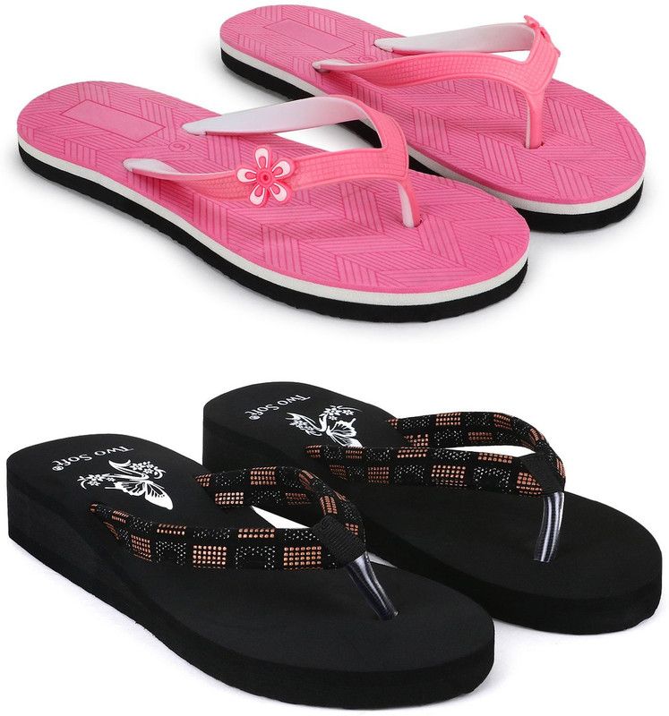 Slippers  (Pink, Gold 6)