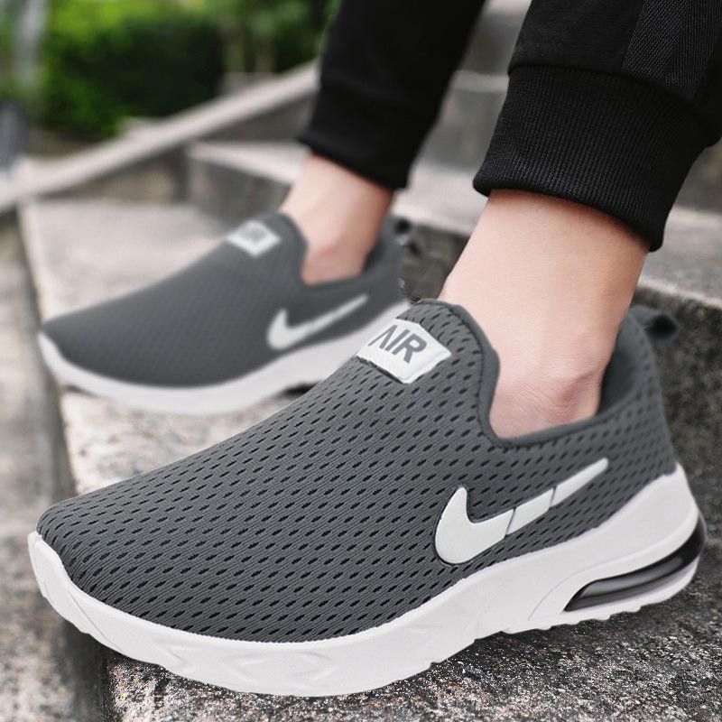Trendy Stylish Comfortable & Lightweight, Casual Sneakers Loafers Shoes Loafers For Men  (Grey)