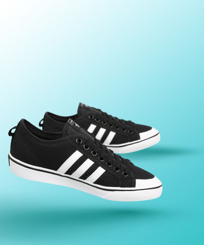 Nizza Canvas Shoes For Men  (Black)
