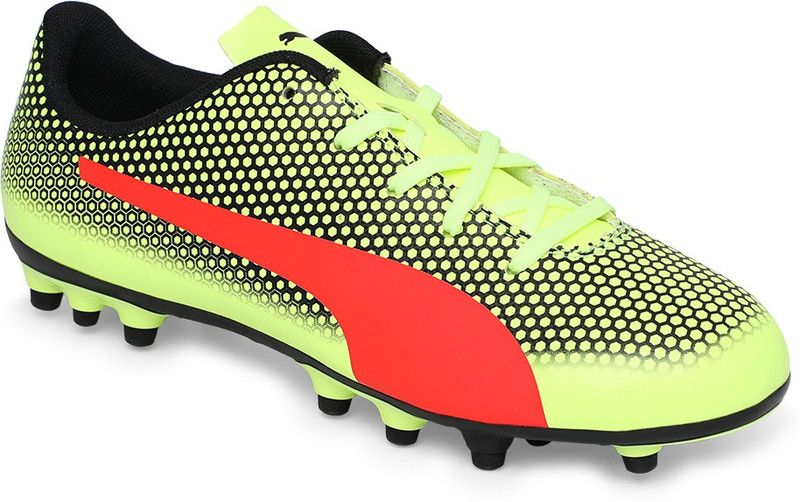 Lace Football Shoes For Boys  (Green)