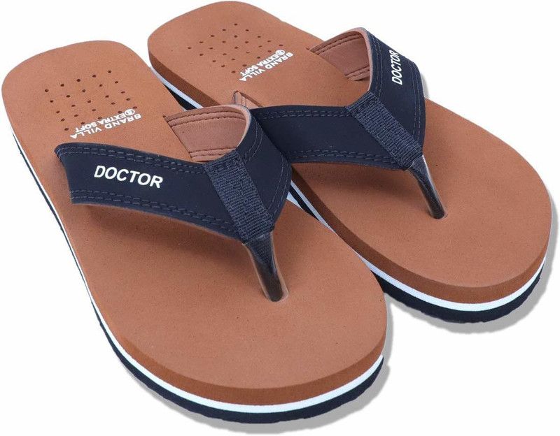 Ortho Care Orthopedic Mcr Lightweight Daily Use Slippers for Men Boy Flip Flops  (Tan 7)
