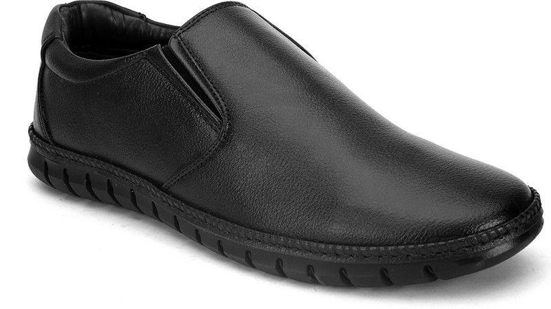 Synthetic Casual Slip On For Men  (Black)
