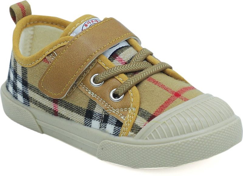 Lace Sneakers For Boys & Girls  (Brown)
