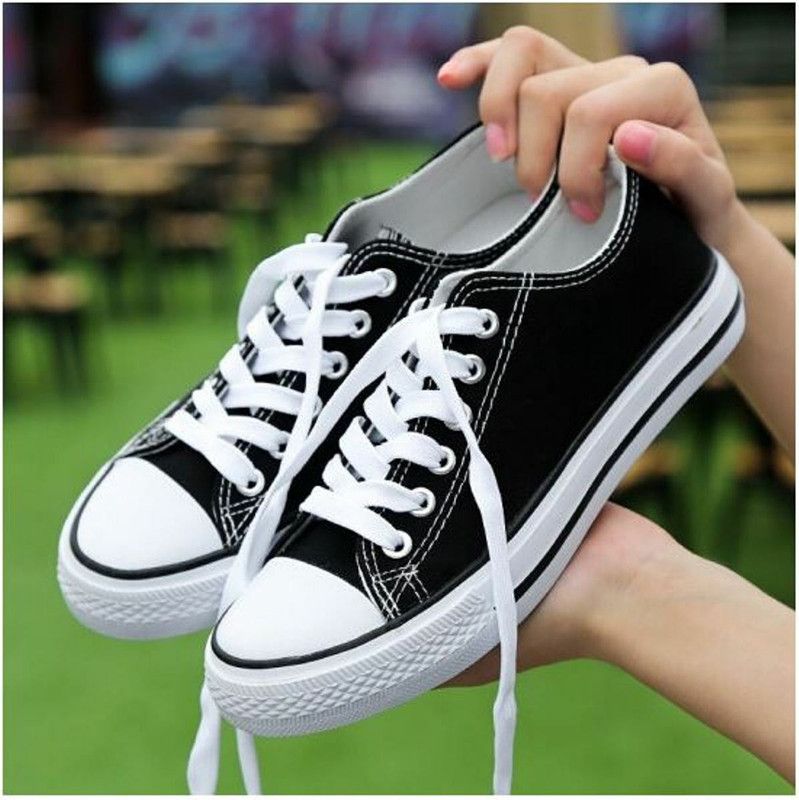 Casual Sneakers Canvas Colourful Outdoor Shoes For girls And Women Sneakers For Men  (Black)