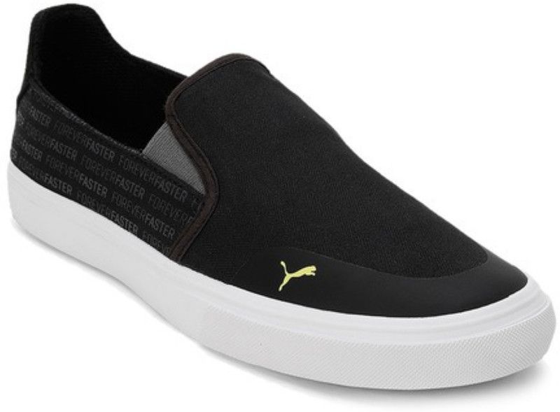 Tiguan Slipon Casual Slip On Sneakers For Men  (Black)