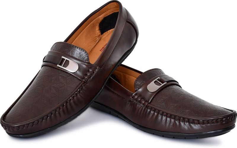 Partywear Men's Loafers | Casual Shoe For Men's | Stylish Footwears Loafers For Men  (Brown)