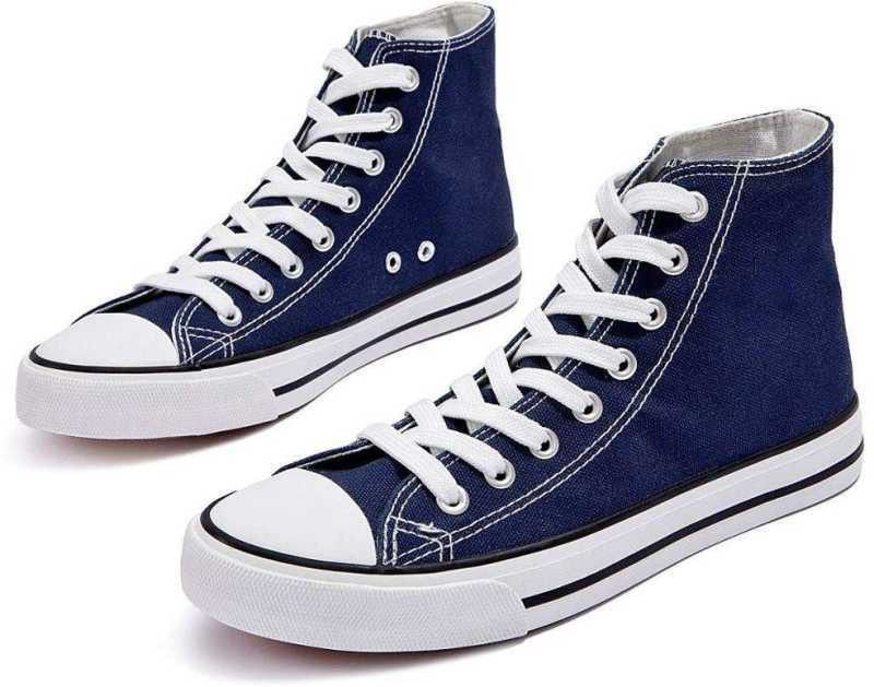 VnV-B6 High Tops For Men  (Black)