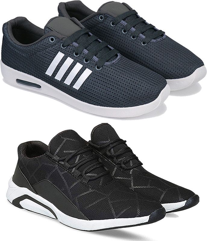 Xurious Men Multicolor Casual Sneakers Shoes (Pack of 2) (Combo(ZO)-1563-1242) Sneakers For Men  (Multicolor)