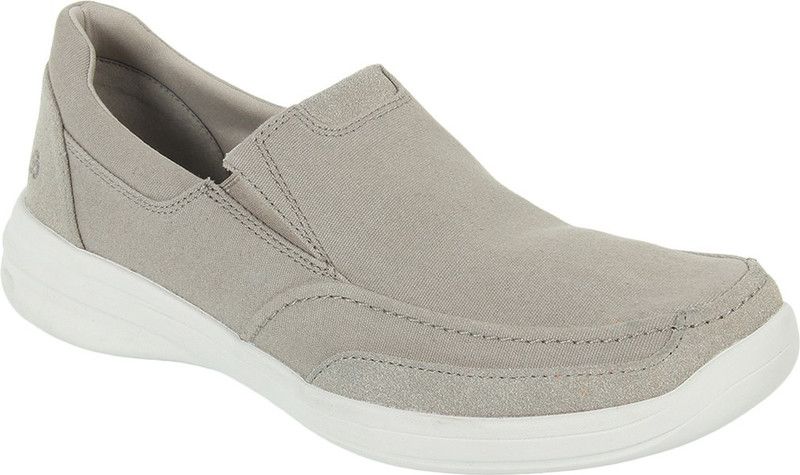 Slip On Sneakers For Men  (Beige)