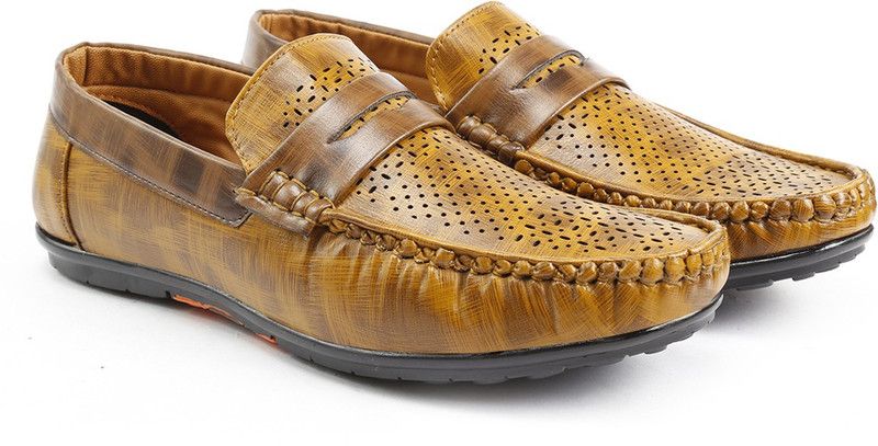 Men's Boys Casual Stylish Loafer Loafers For Men  (Tan)