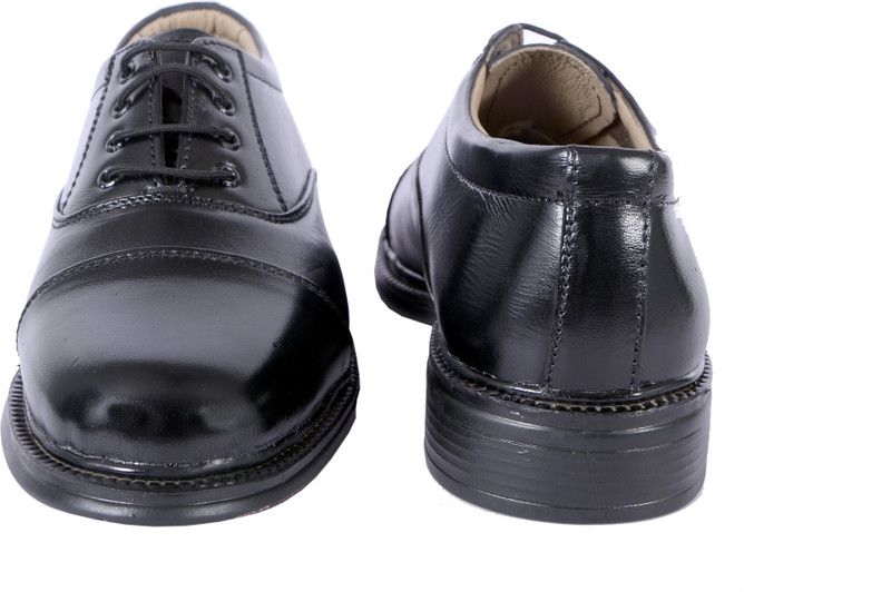 FORMAL POLICE SHOES Lace Up For Men  (Black)