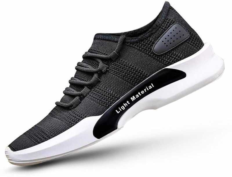 smart shoes|black shoes|sports shoe for men|running shoes|loafers|sneakers Sneakers For Men  (Black)