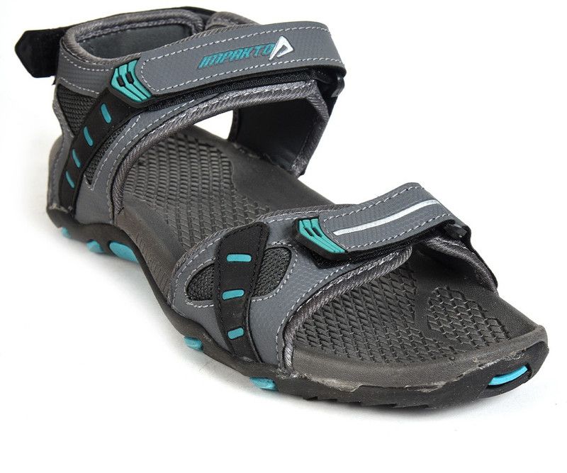 by Ajanta Velcro Sports Sandals For Boys & Girls  (Grey)