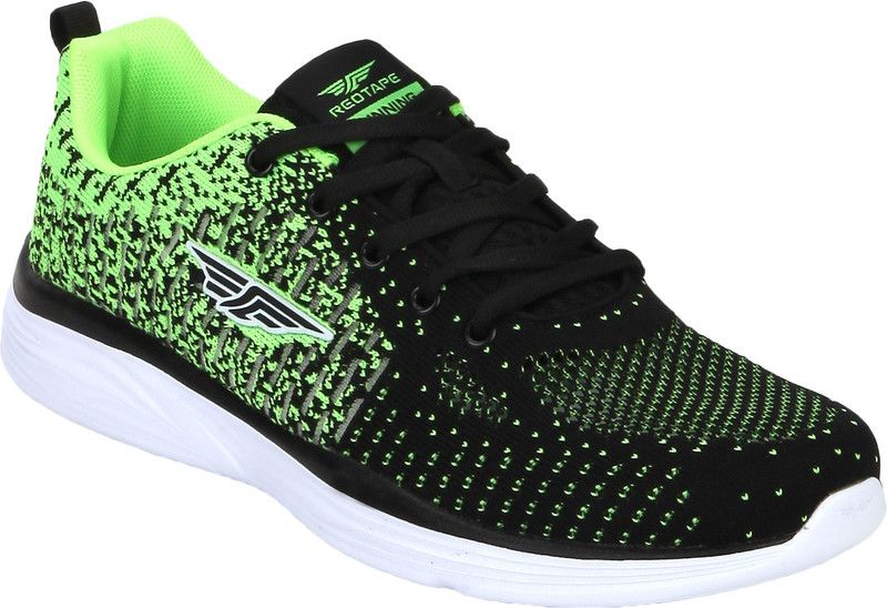 Athleisure Sports Range Running Shoes For Men  (Black, Green)