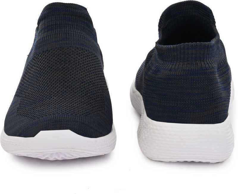 Socks Stylish Walking Shoes Sports Running Shoes Slip On Sneakers For Men Walking Shoes For Men  (Dark Blue)