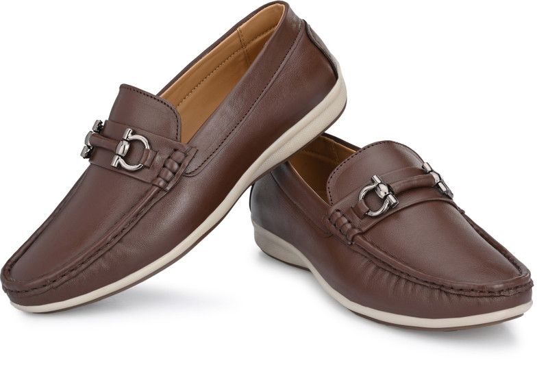Mocassin Loafers For Men  (Brown)