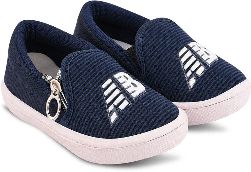 Slip on Sneakers For Girls  (Blue)