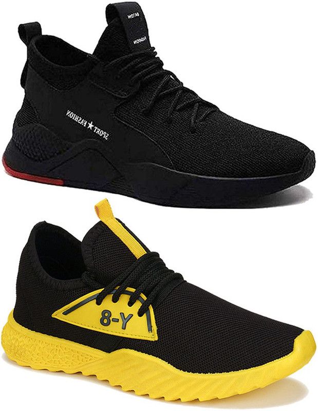 Xurious Men Multicolor Casual Sneakers Shoes (Pack of 2) (Combo(ZO)-1658-1635) Sneakers For Men  (Multicolor)