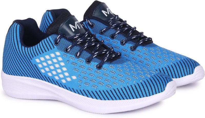 M7-22474-Sky White Walking Shoes For Men  (Blue)