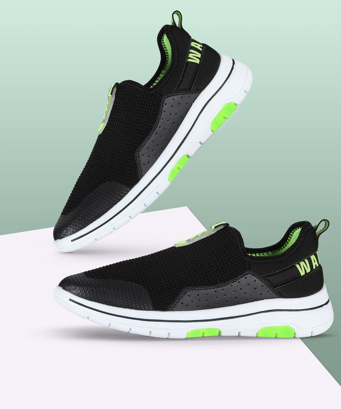 Warrior Men's Easy Walk Light Weight Walking/Running/Sport Shoes for Men Casuals For Men  (Green, Grey)