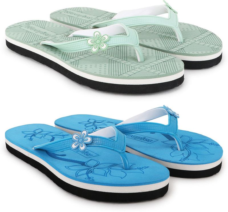 Flip Flops  (Blue, Green 7)