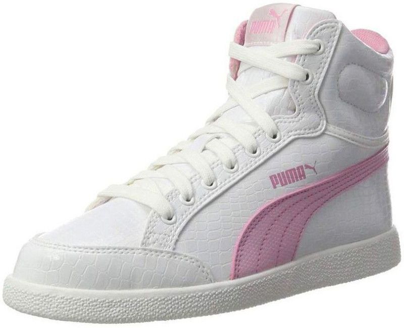 Ikaz Mid Sneakers For Men  (White)