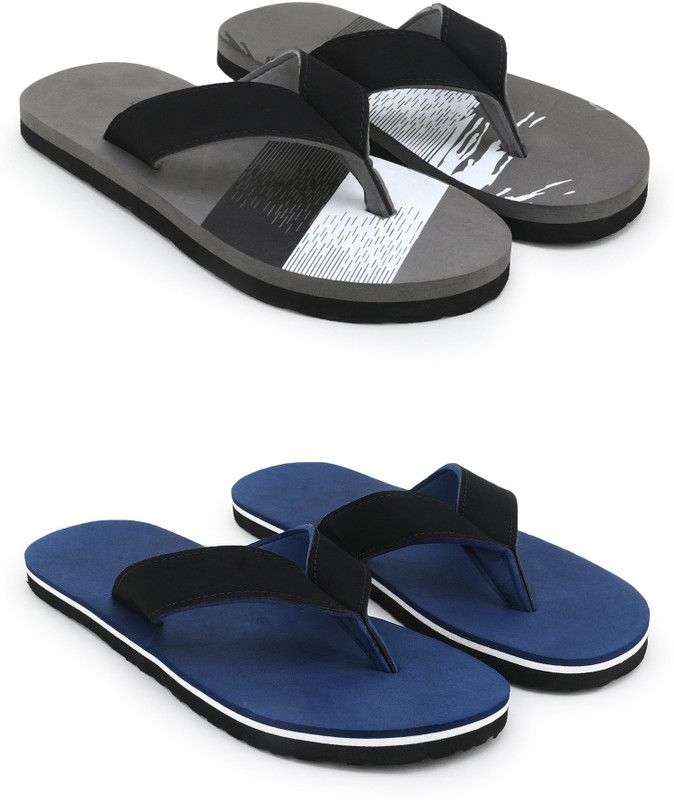 Slippers  (Grey, Blue 10)