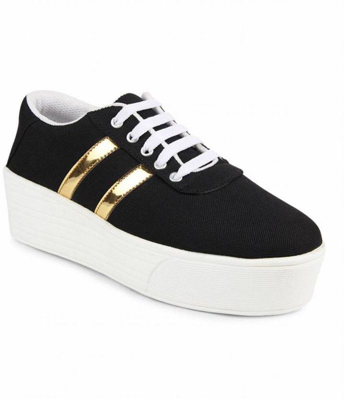 Exclusive Affordable Collection of Trendy & Stylish Casuals Sneakers Shoes Sneakers For Women  (Black)