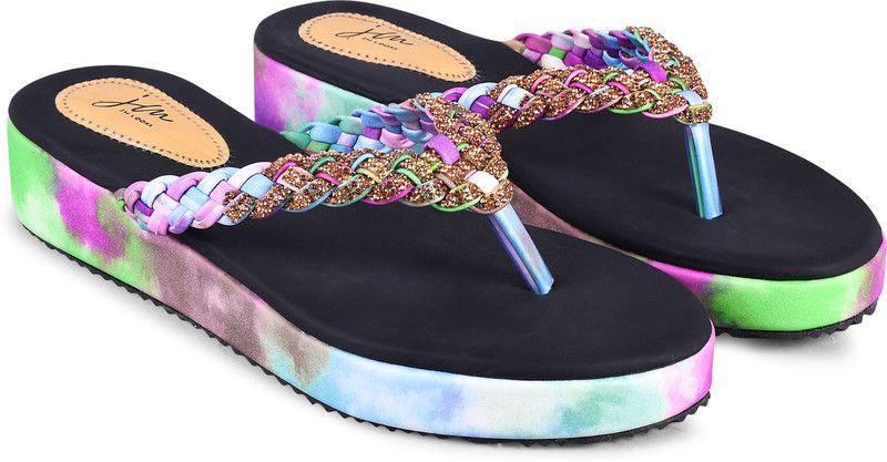 Slip-on Wedges For Girls  (Multicolor)