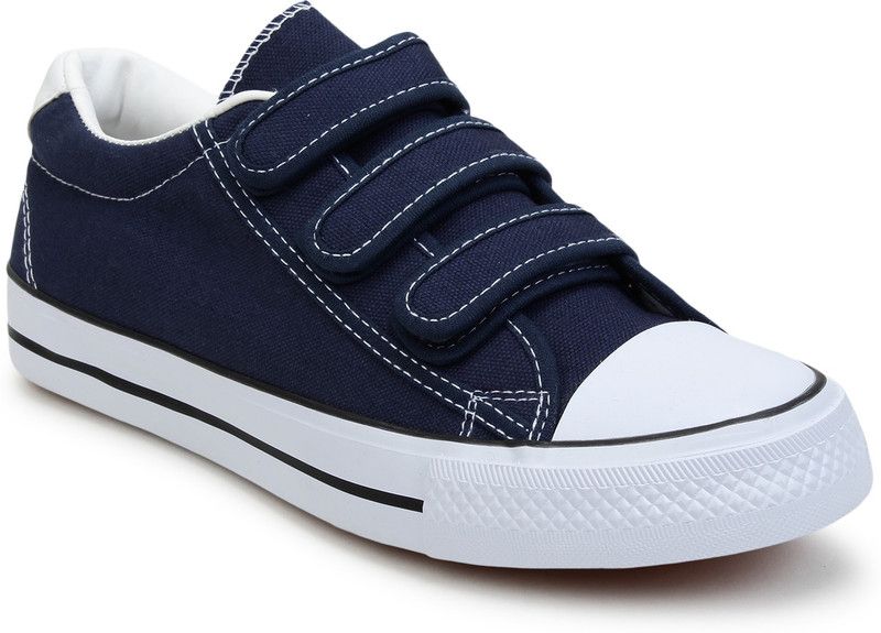 Canvas Shoes Sneakers For Men  (Navy)