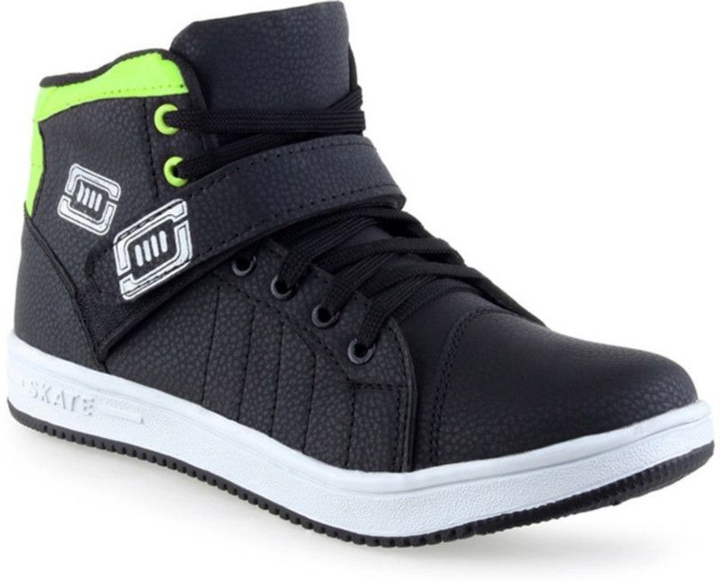 Rapid Boots Casuals For Men  (Green, Black)