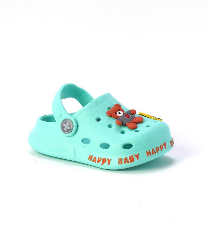 Sling Back Clogs For Boys & Girls  (Green)