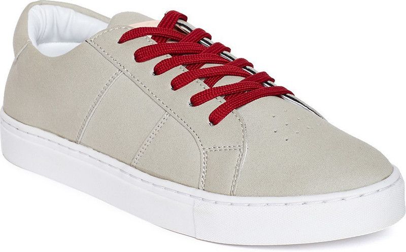 Grey Bravo Suede Slip On Sneakers For Men  (Grey)