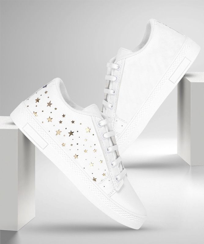 Stylish Casual Partywear Women Sneakers Boots For Women  (White)