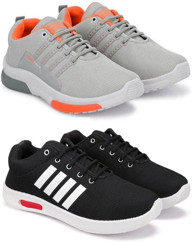 Running shoe for men Running Shoes For Men  (Black, Grey)