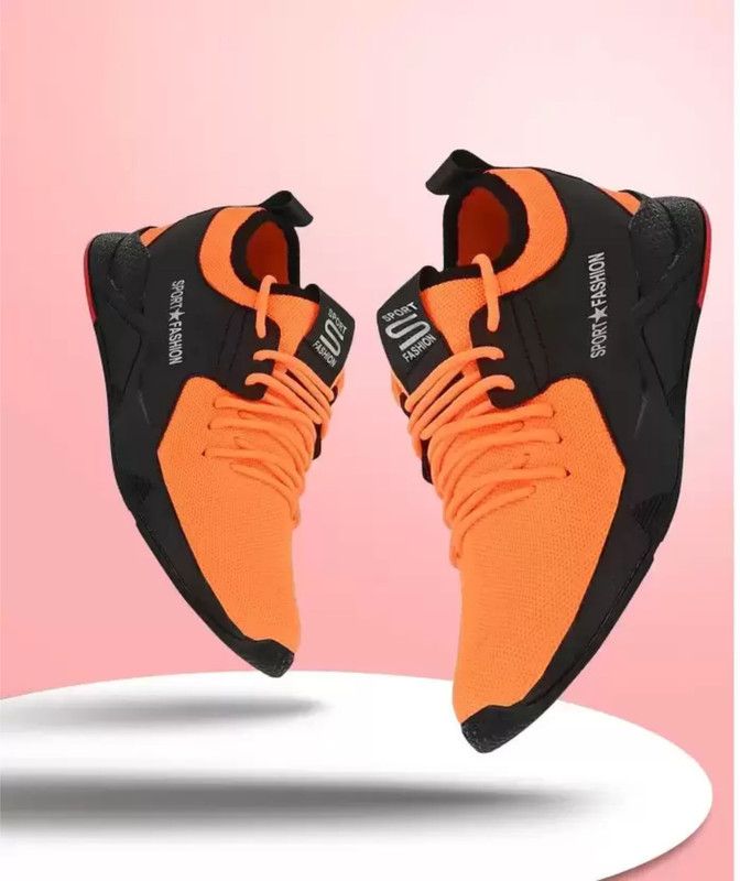 Trendy & Stylish FASHION STAR Running Shoes For Men  (Orange)