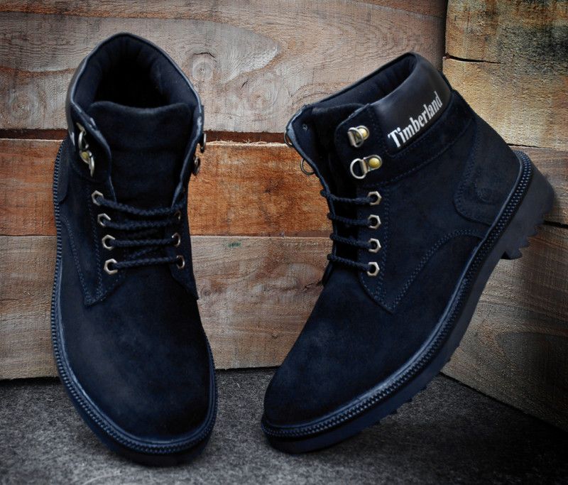 Stylish/Trending/Outdoor Boots For Men  (Black)