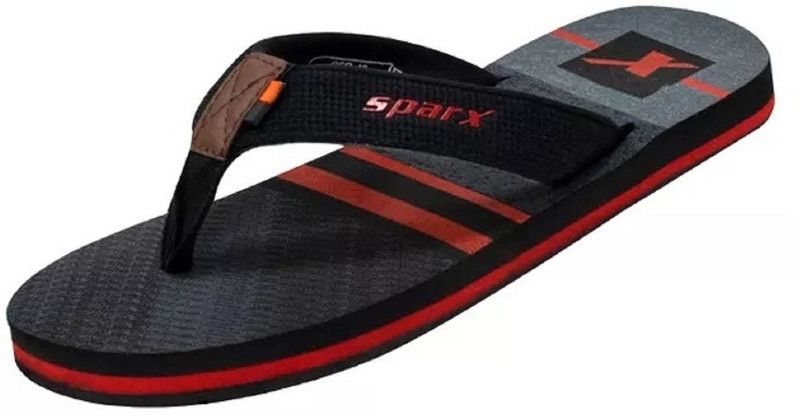 SFG-49 Black Red Flip Flops  (Black 10)