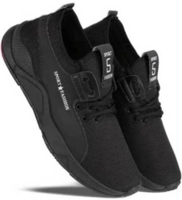 Stylish Light Weight Comfortable Sports Shoe For Men's & Boys Training & Gym Shoes For Men  (Black)