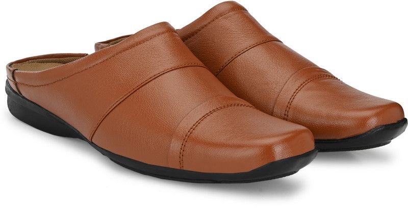 High class half mule Mocassin For Men  (Tan)